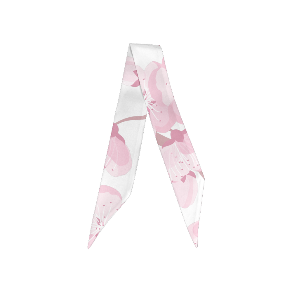 Sakura silky-like scarf